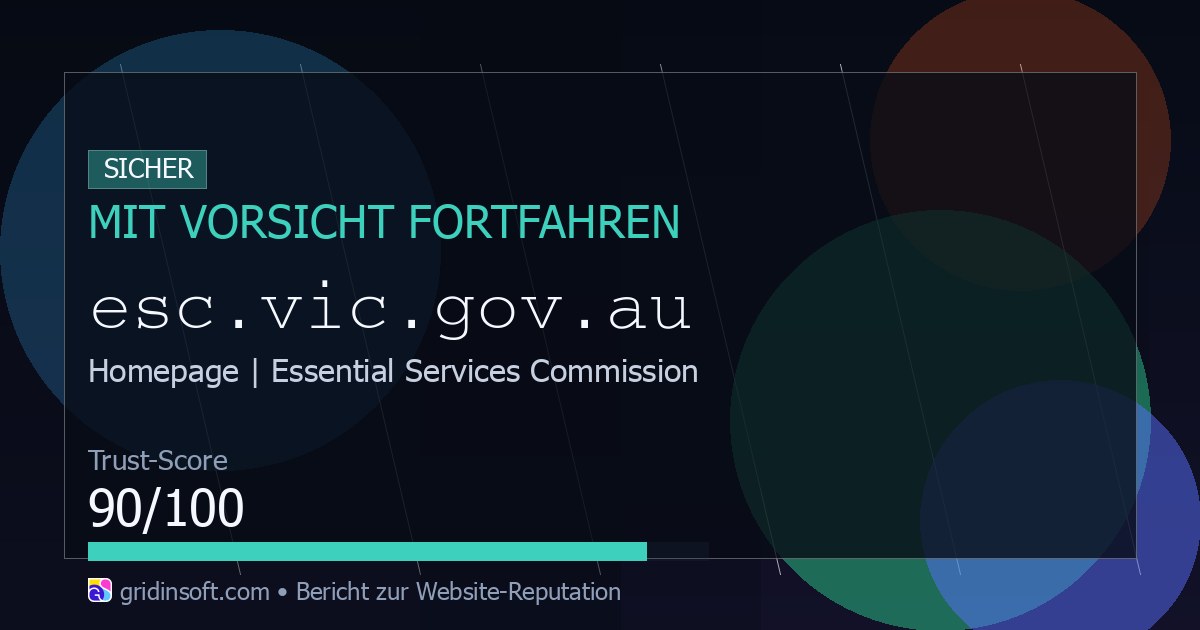Vic Gov Sign In Esc.vic.gov.au: offizielle Regierungswebsite (Vertrauen 90/100)