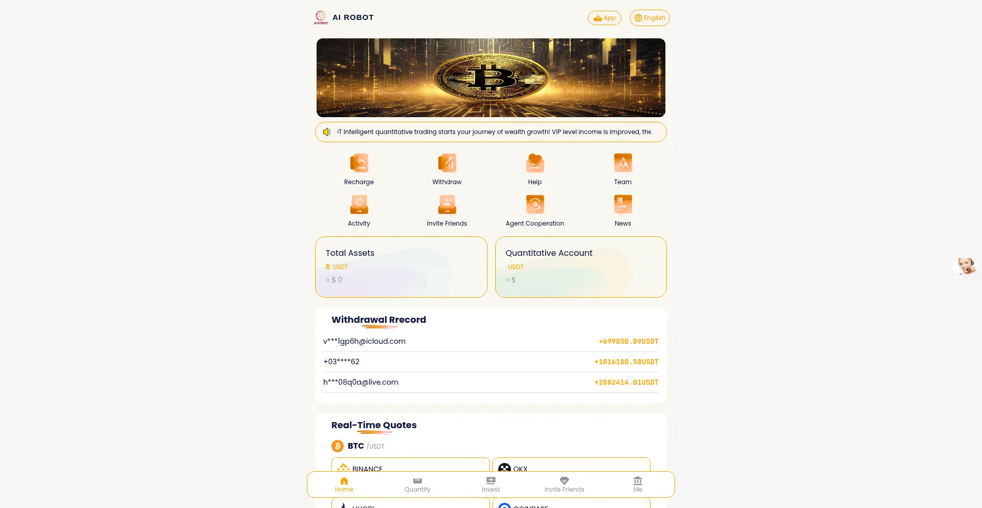 Website screenshot of 112820.com
