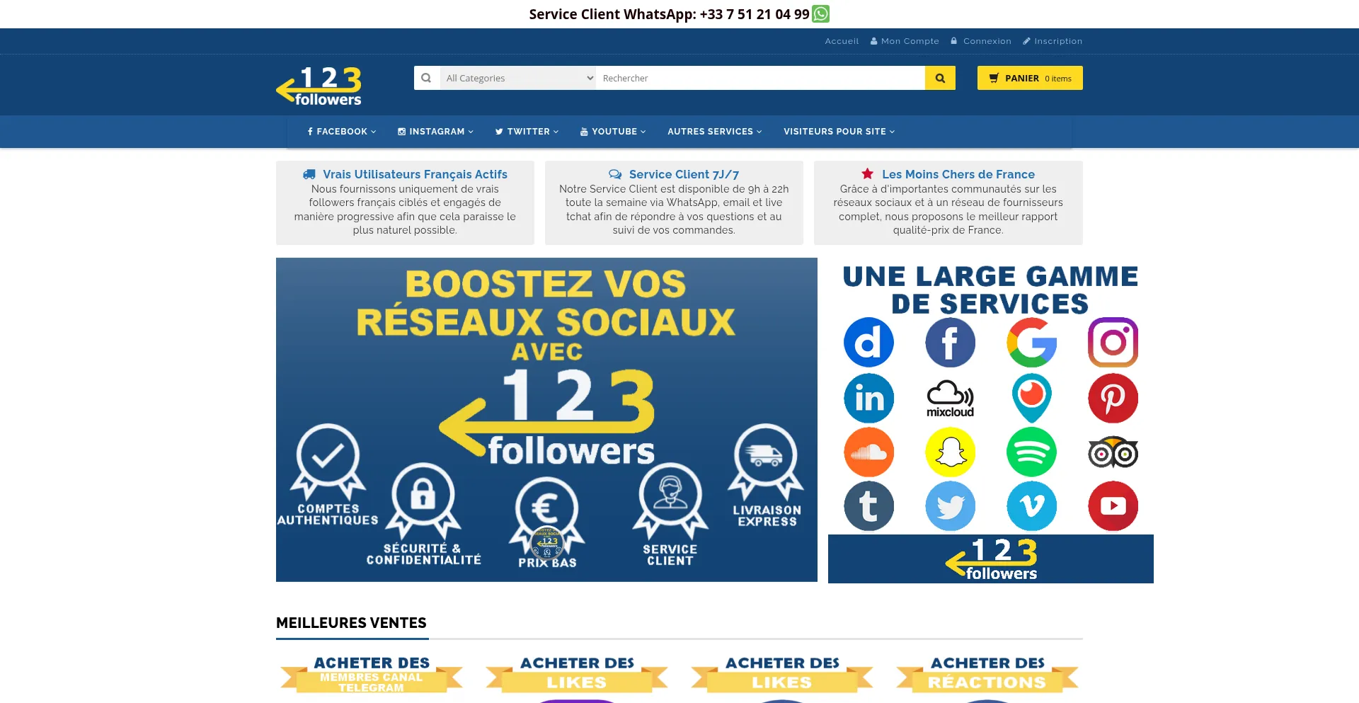 Ist 123followers.fr sicher und vertrauenswürdig?