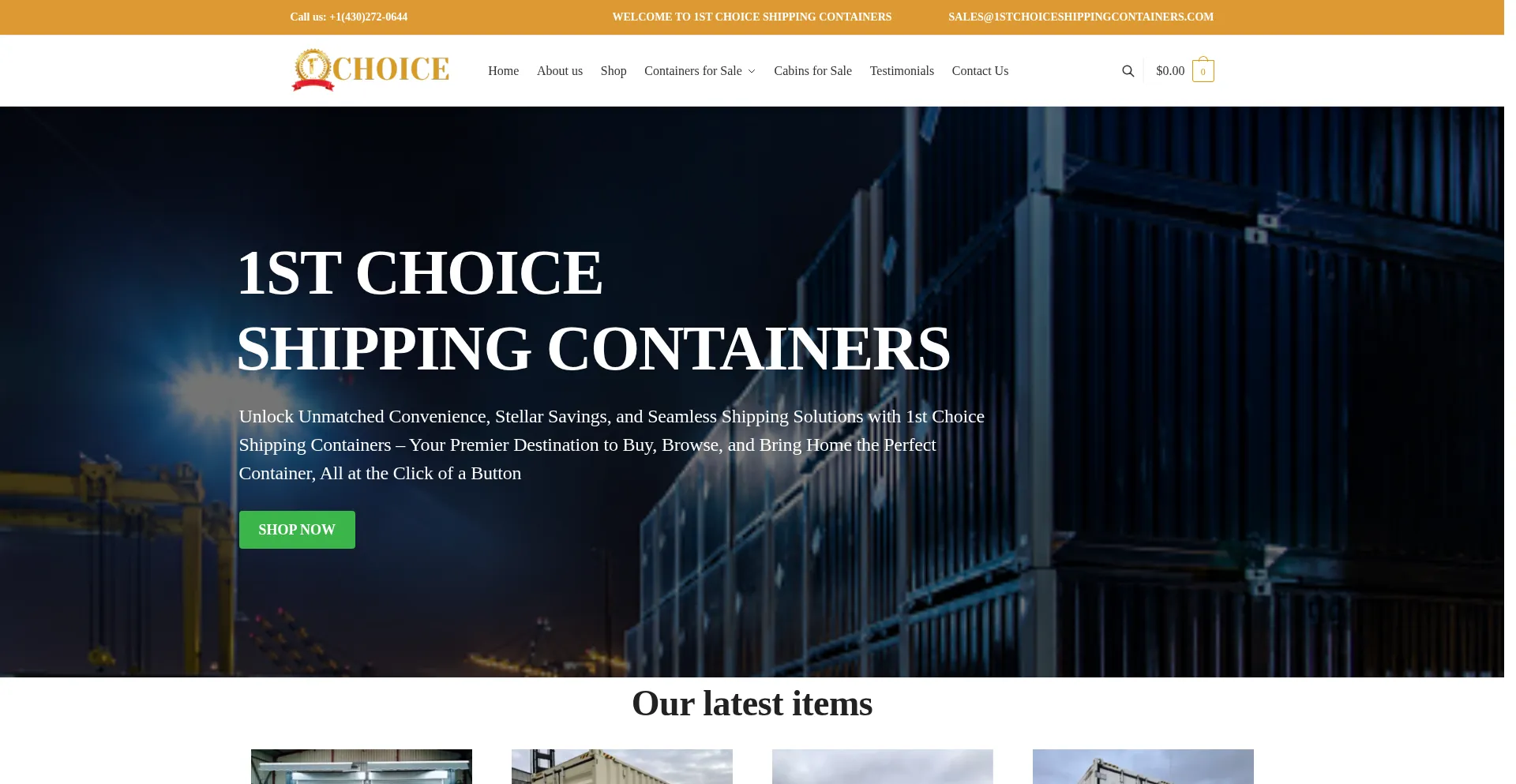 Ist 1stchoiceshippingcontainers.com sicher und vertrauenswürdig?