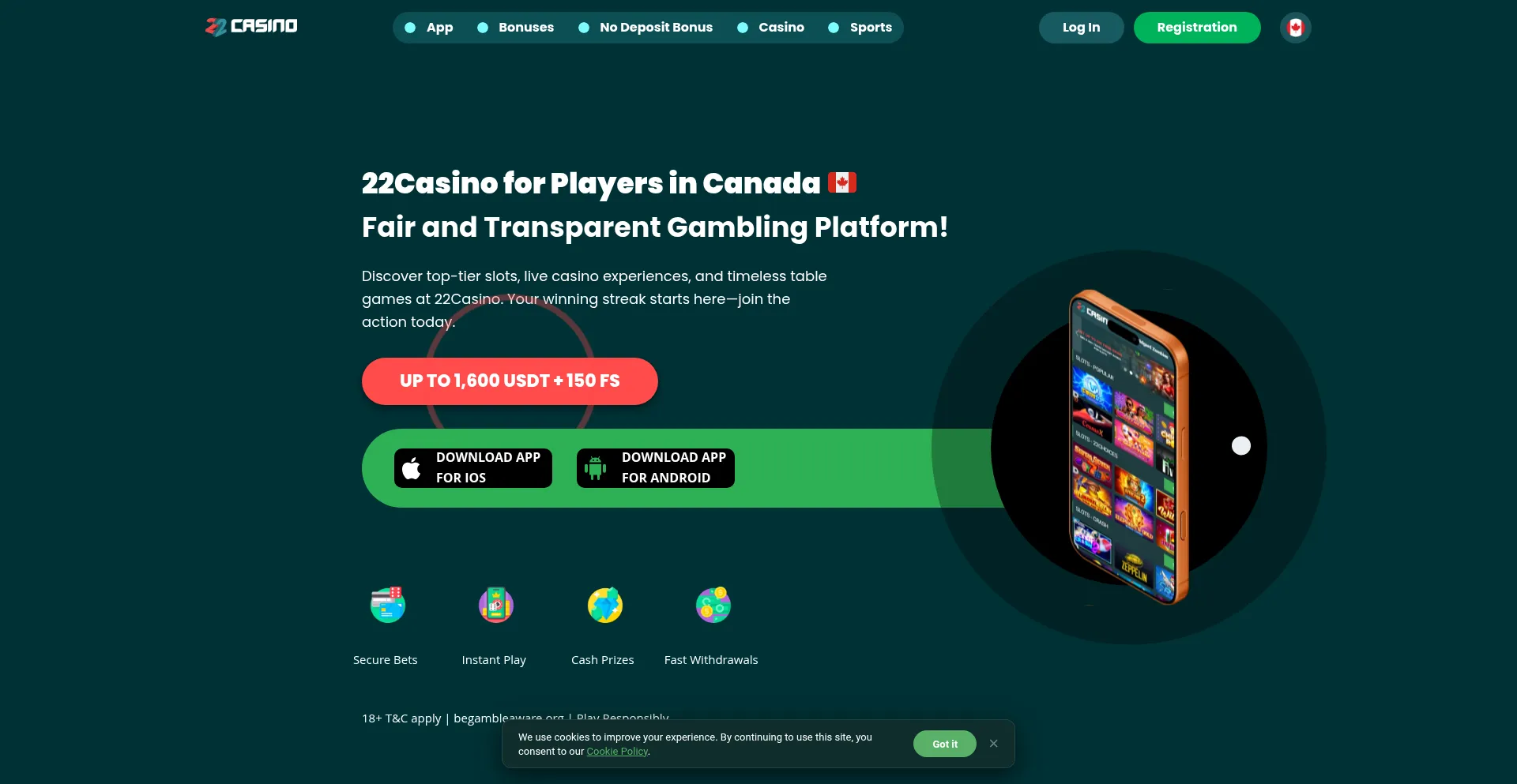 22casino.ca