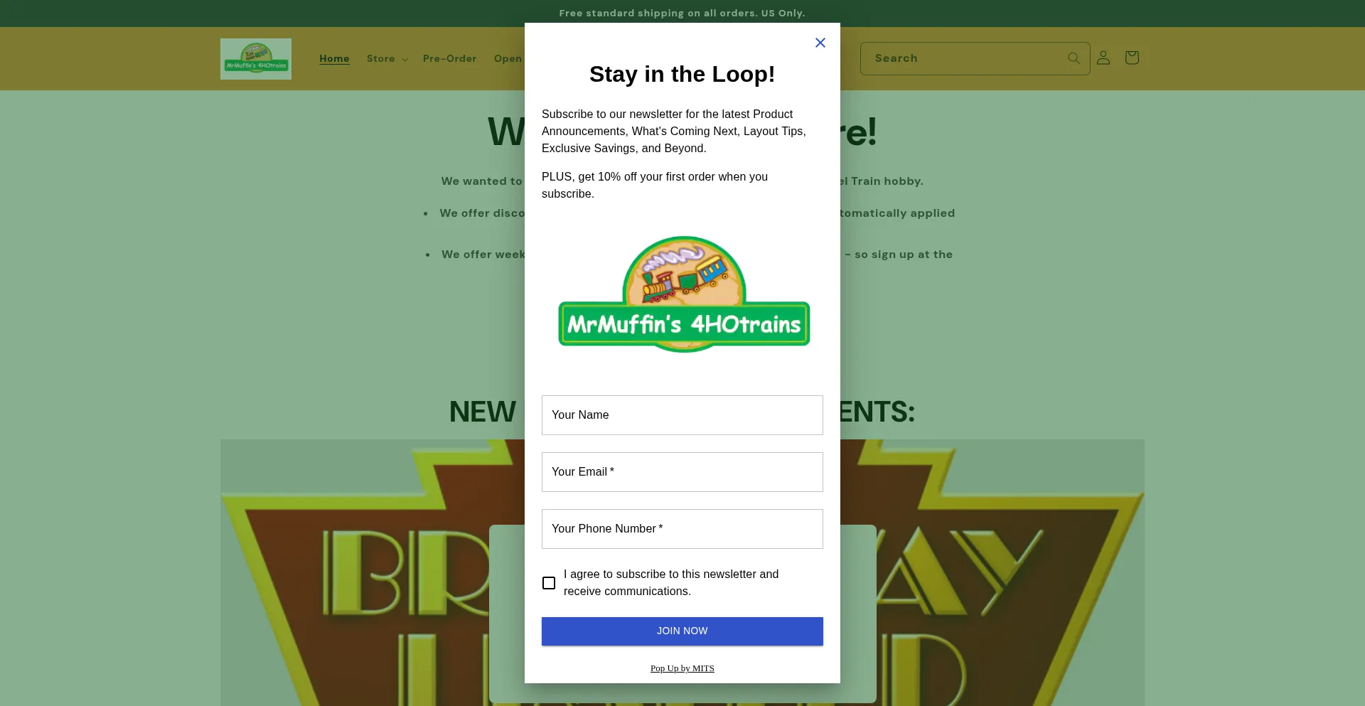 Website screenshot of 4hotrains.com