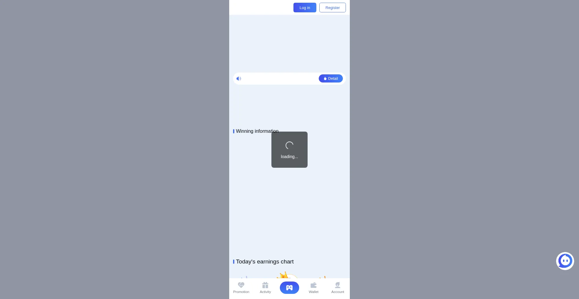 Website screenshot of 77lotttery.com