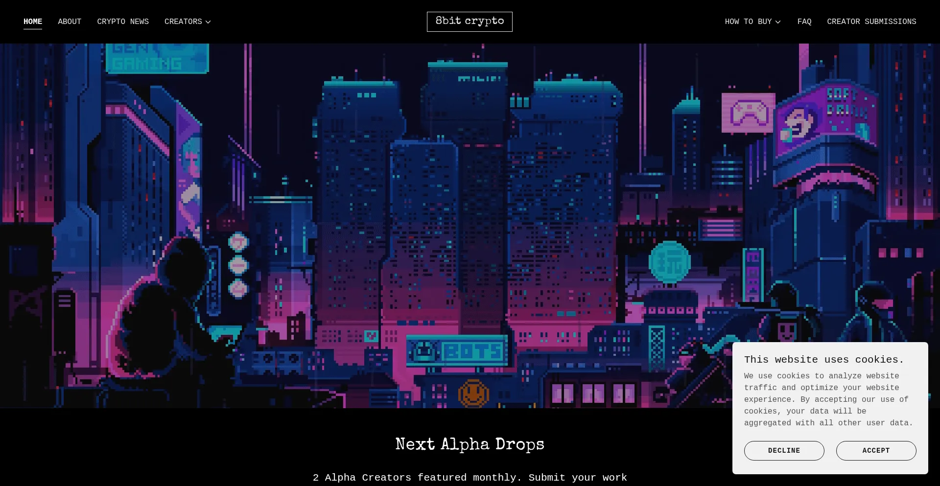8bitcrypto.com Screenshot