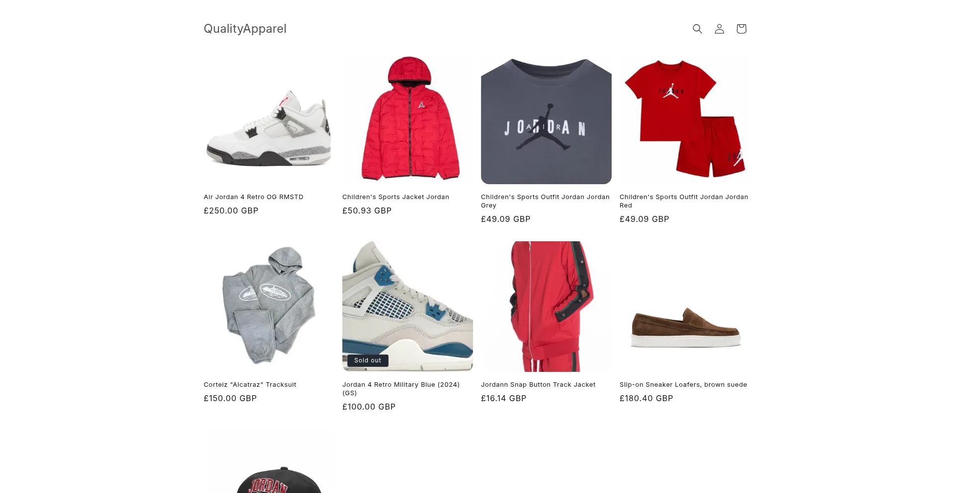 Website screenshot of 8ygssc-6y.myshopify.com