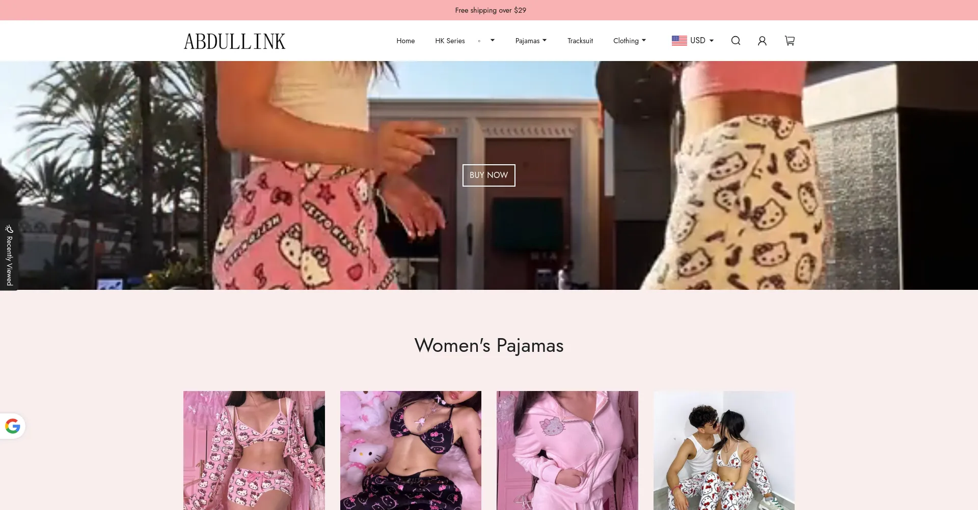 Website screenshot of Abdullink.com