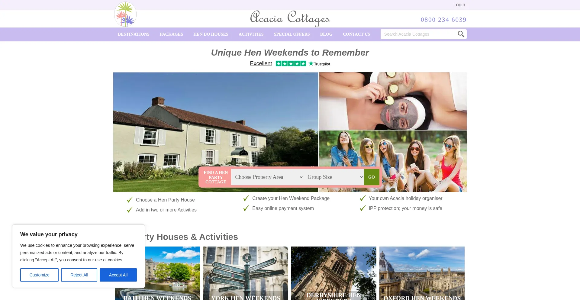 Acaciacottages.co.uk