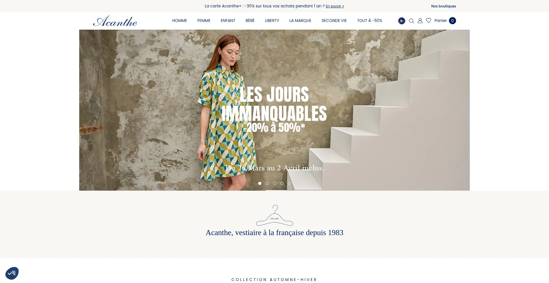 Ist Acanthe-paris.com sicher und vertrauenswürdig?