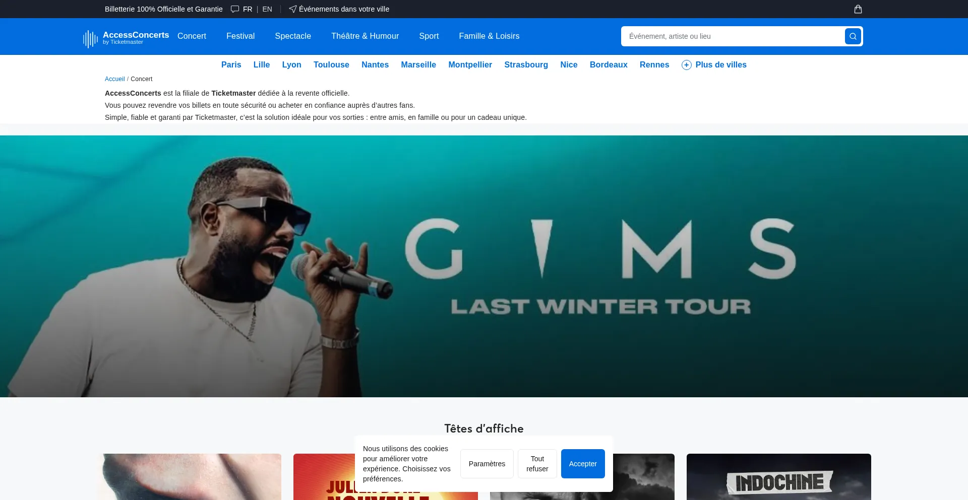 Ist Accesconcerts.fr sicher und vertrauenswürdig?