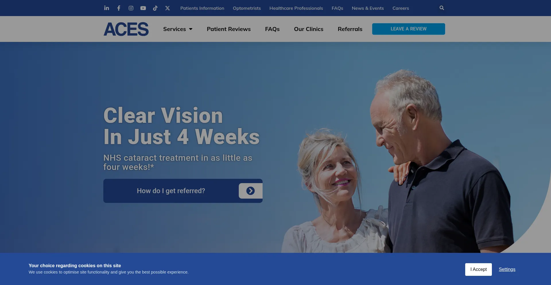 Ist Aces-eyeclinic.co.uk sicher und vertrauenswürdig?