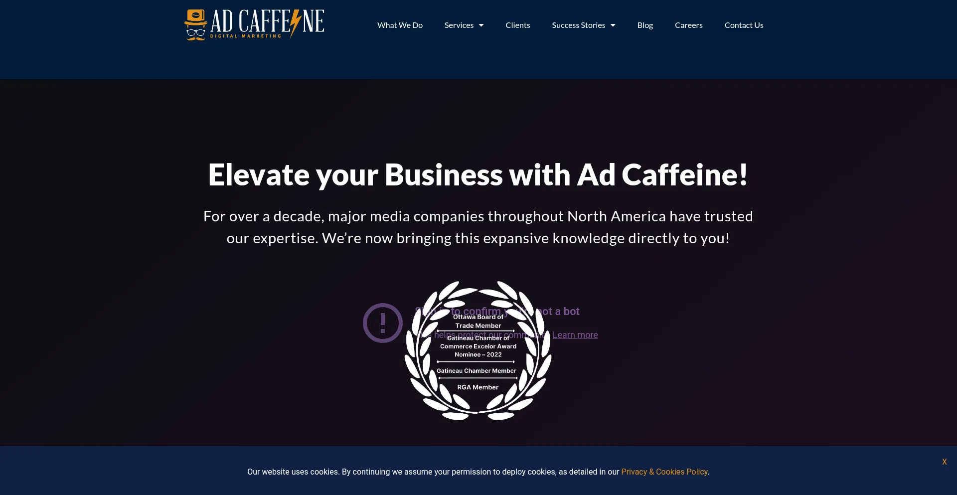 Ist Adcaffeine.ca sicher und vertrauenswürdig?