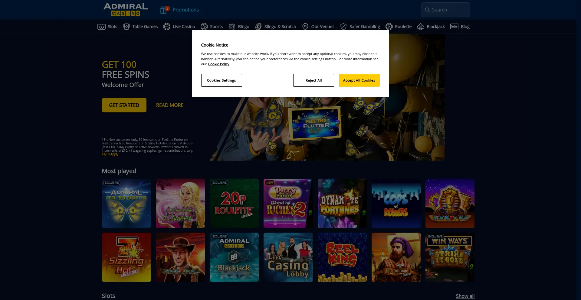 Ist Admiralcasino.co.uk sicher und vertrauenswürdig?