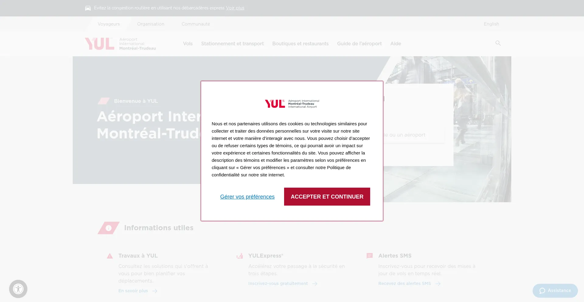 Website screenshot of Admtl.com