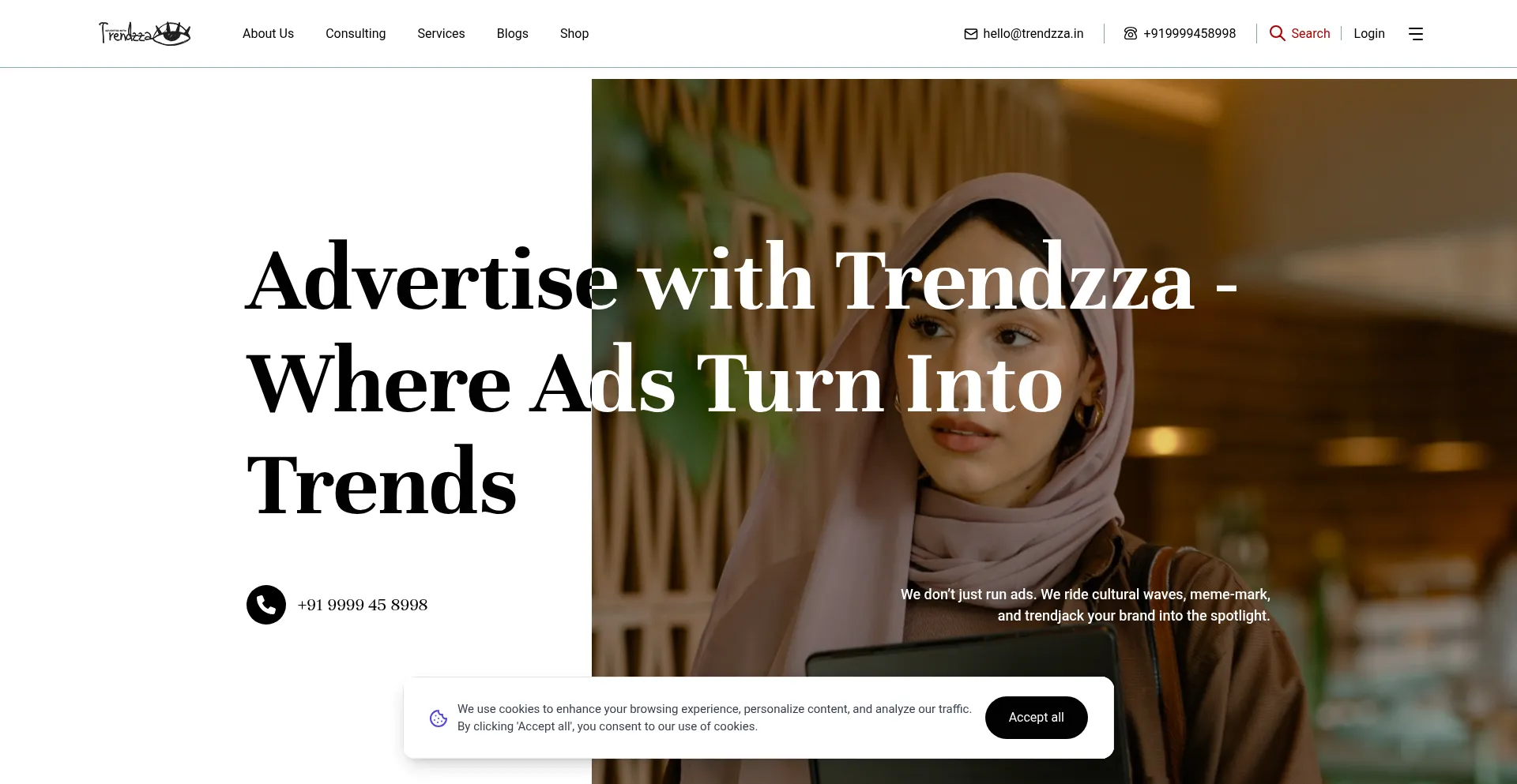 Advertisewith.trendzza.in