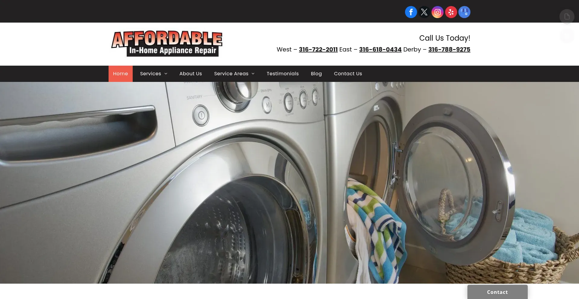 Affordableinhomeappliancerepairks.com