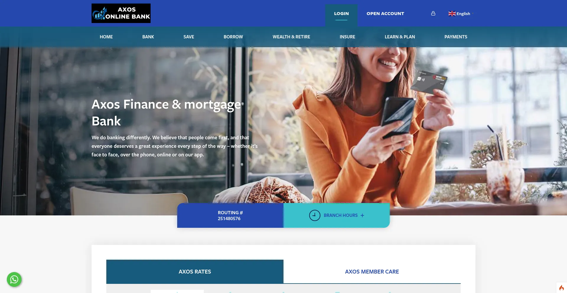 Website screenshot of Afmboltd.com