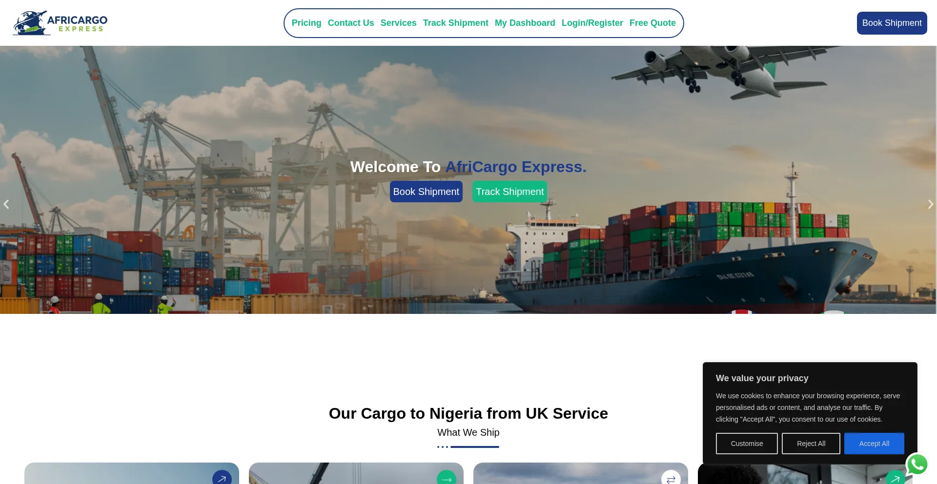 Africargoexpress.co.uk