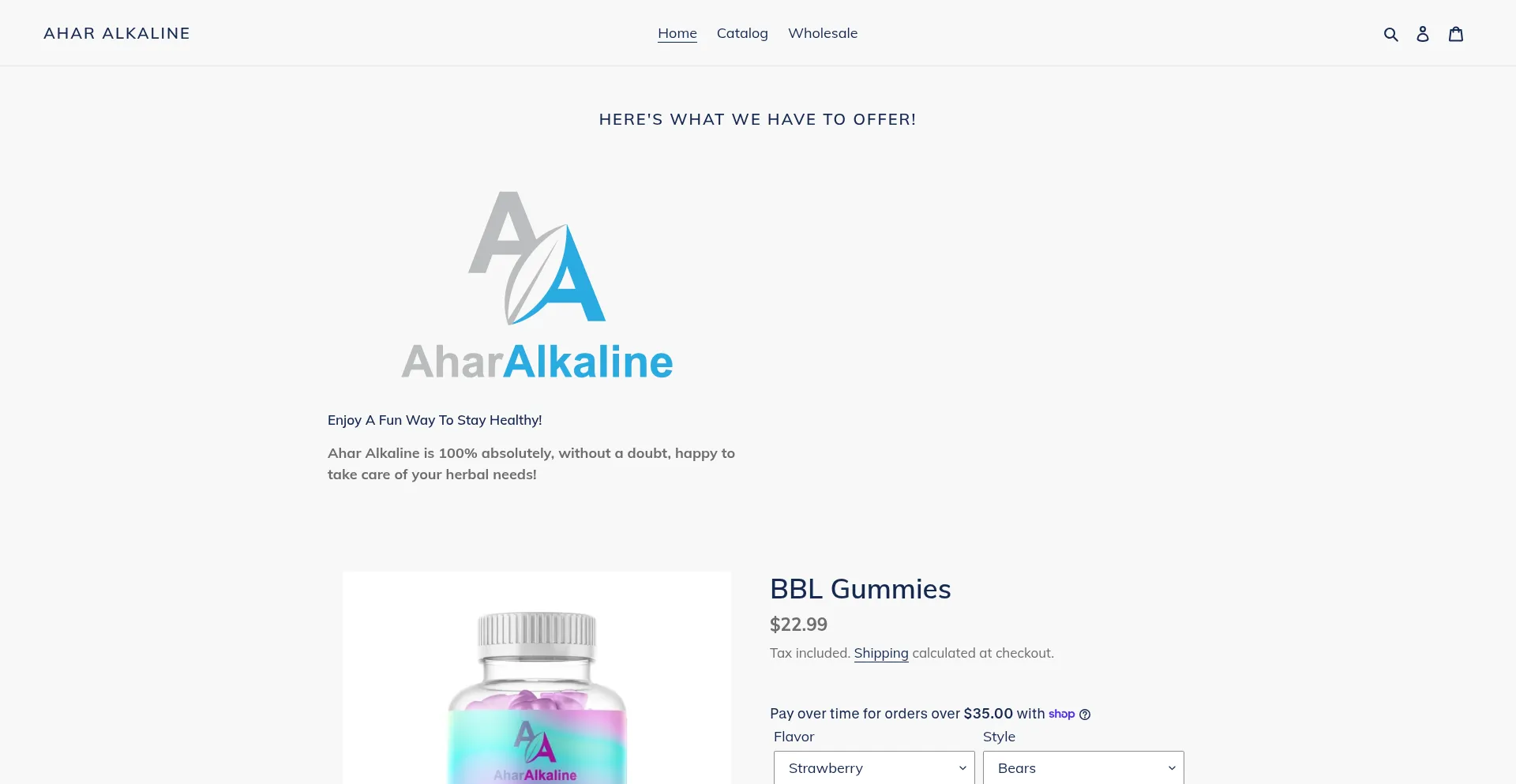 Aharalkaline.com