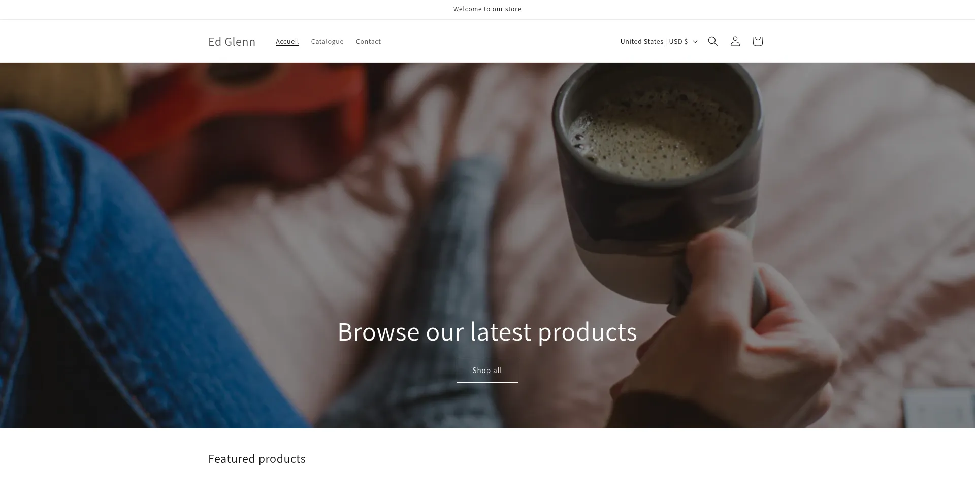 Website screenshot of Ahxstk-b0.myshopify.com