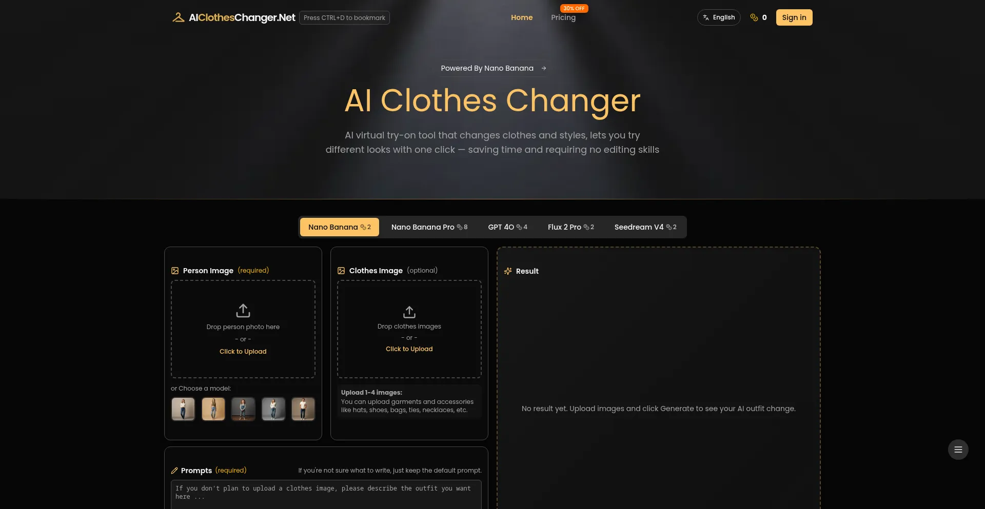 Aiclotheschanger.net