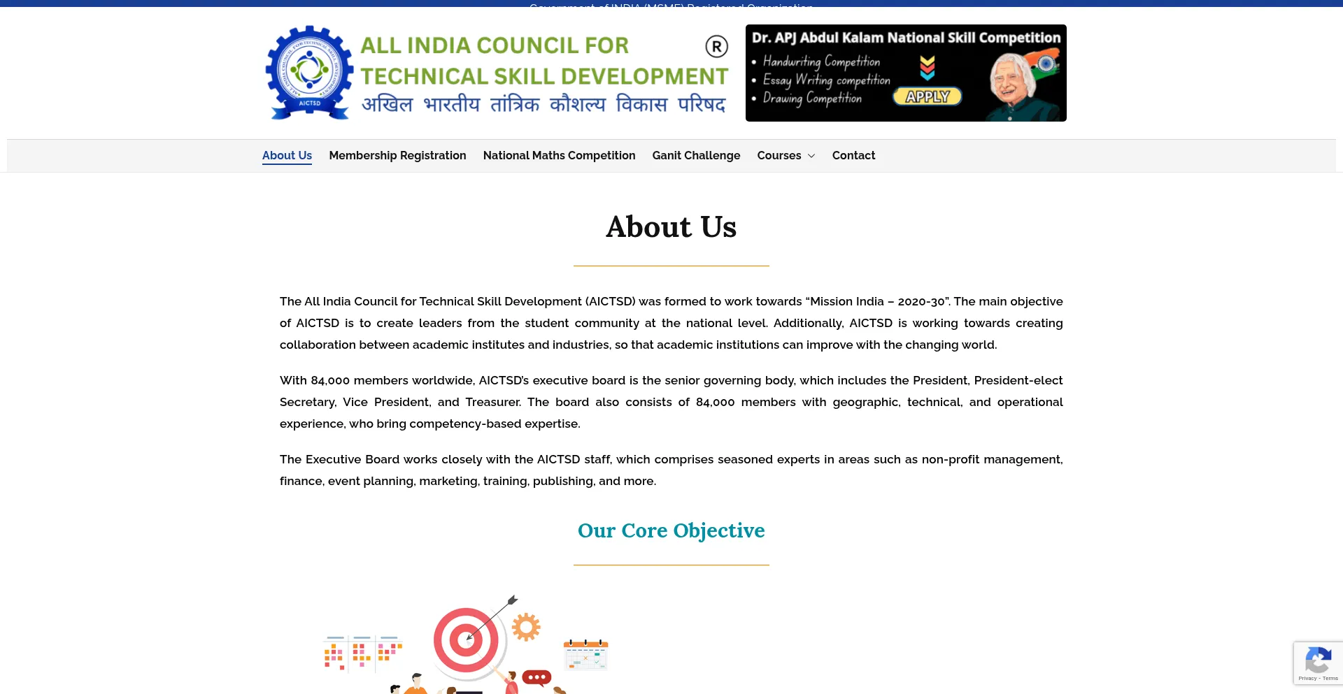 Website screenshot of Aictsd.com