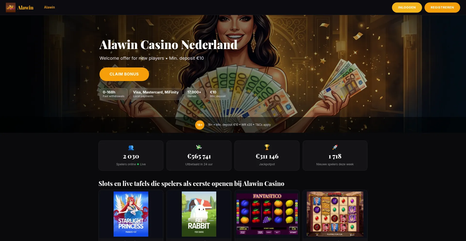 Alawincasinonederland.com