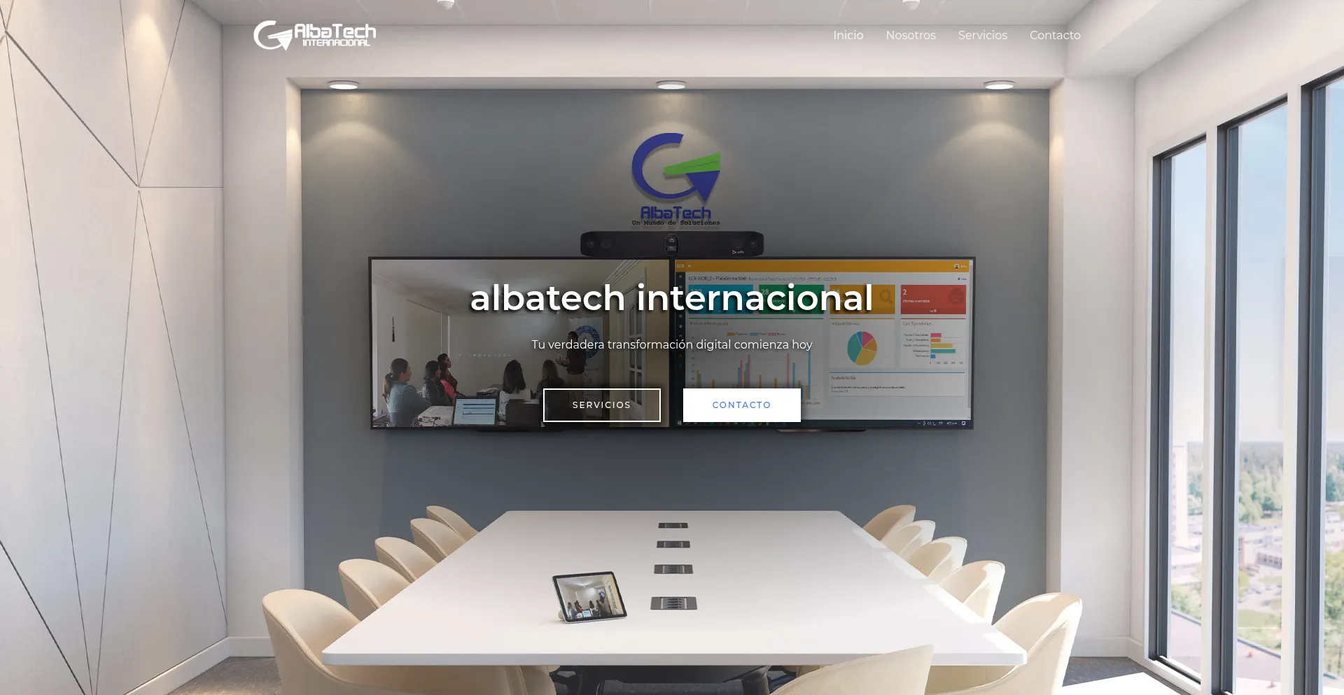 Website screenshot of Albatech-it.net