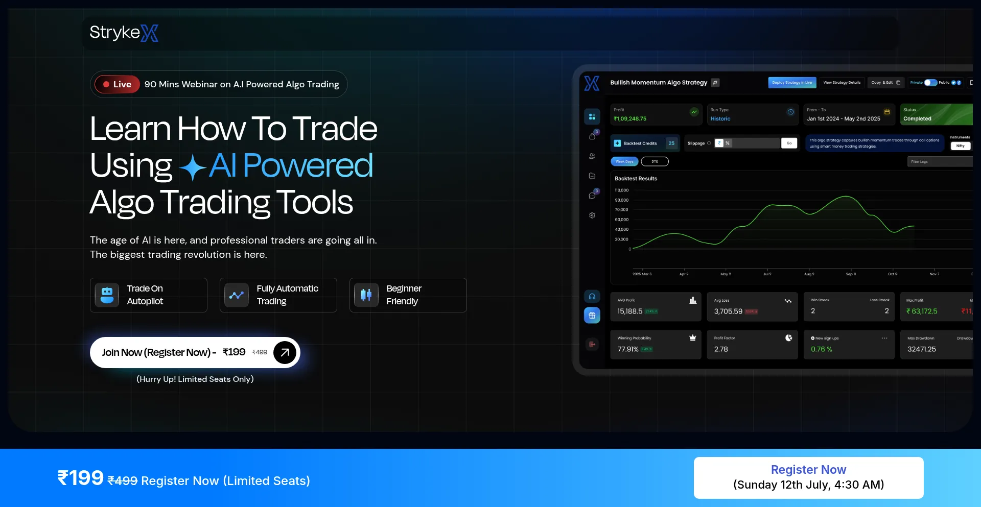 Algowebinar.stockwiz.in