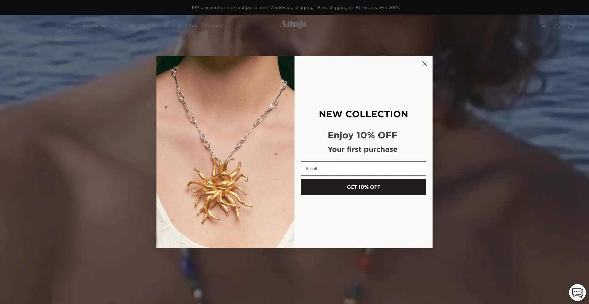 Website screenshot of Alhajastore.com