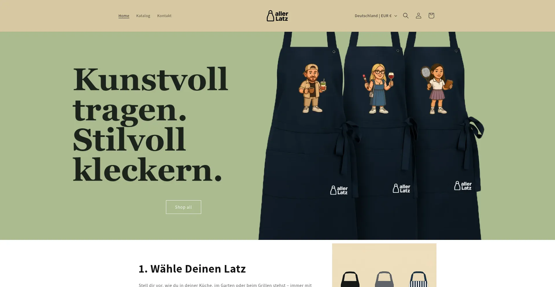 Ist Allerlatz.myshopify.com sicher und vertrauenswürdig?