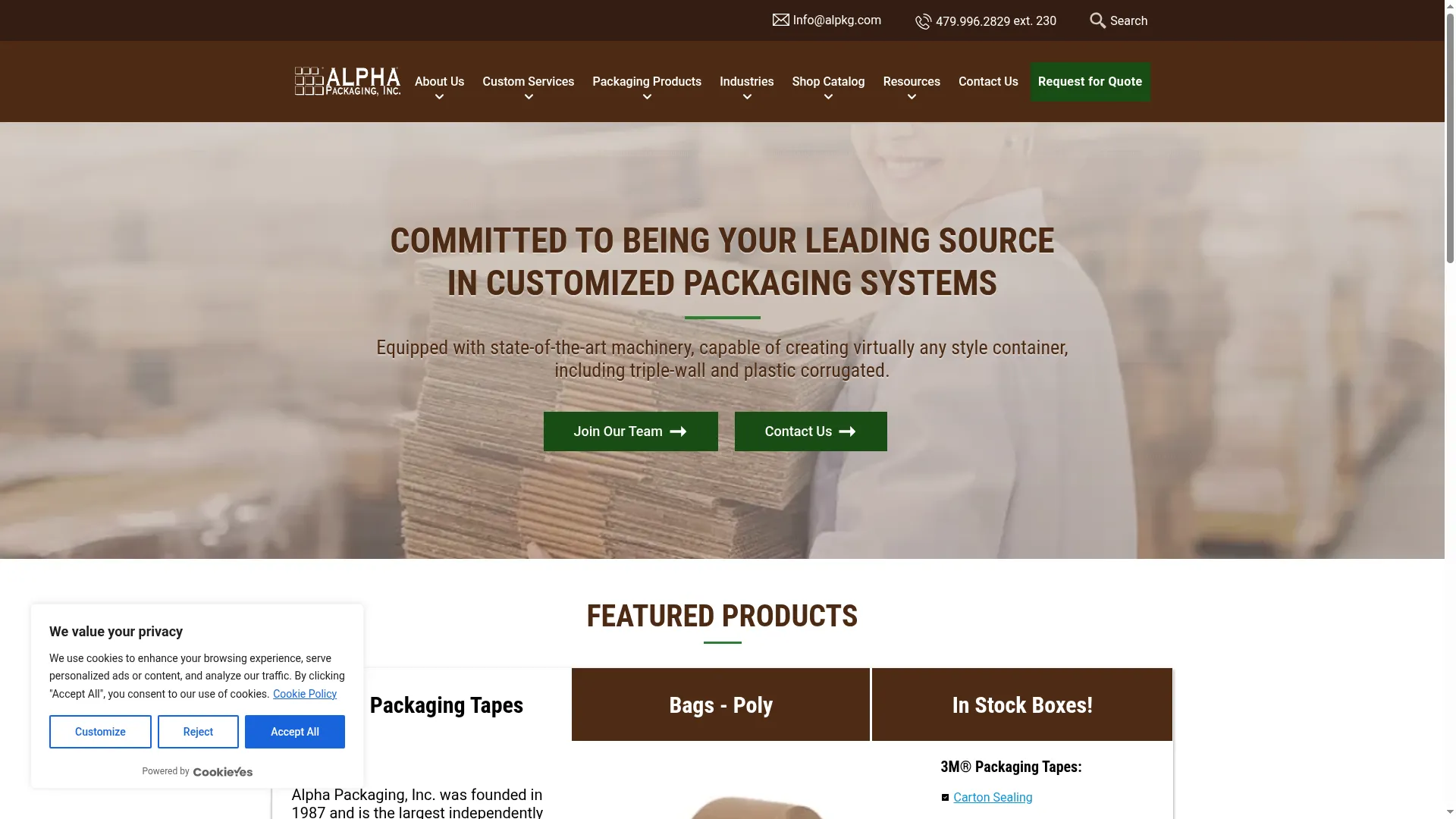Alphapackaging.com