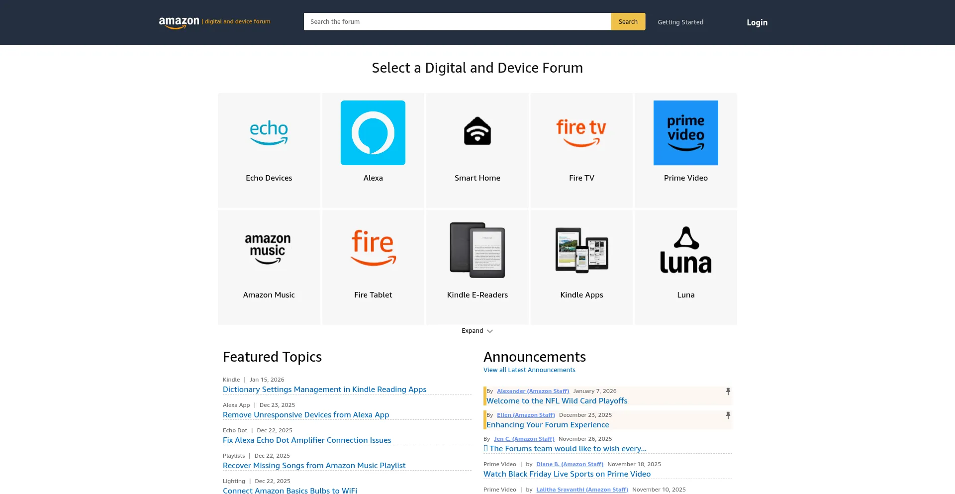 Amazonforum.my.site.com