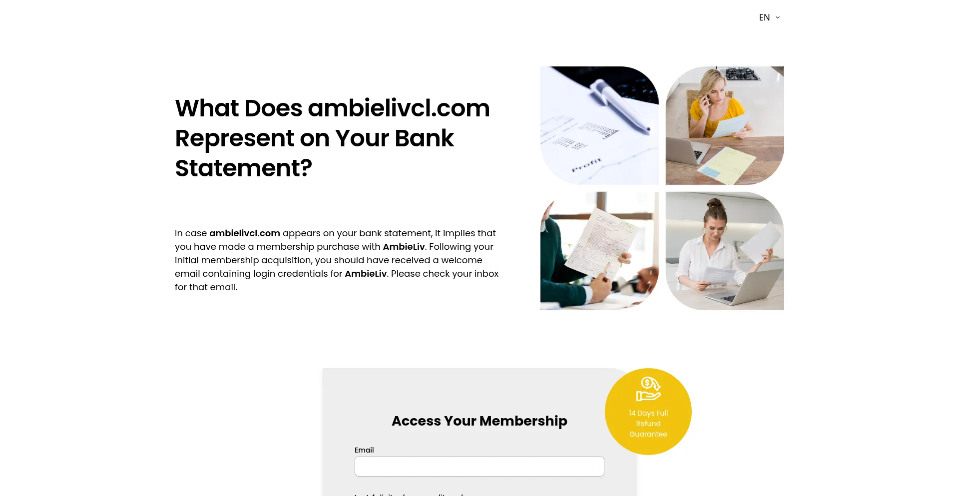 Ist Ambielivcl.com sicher und vertrauenswürdig?