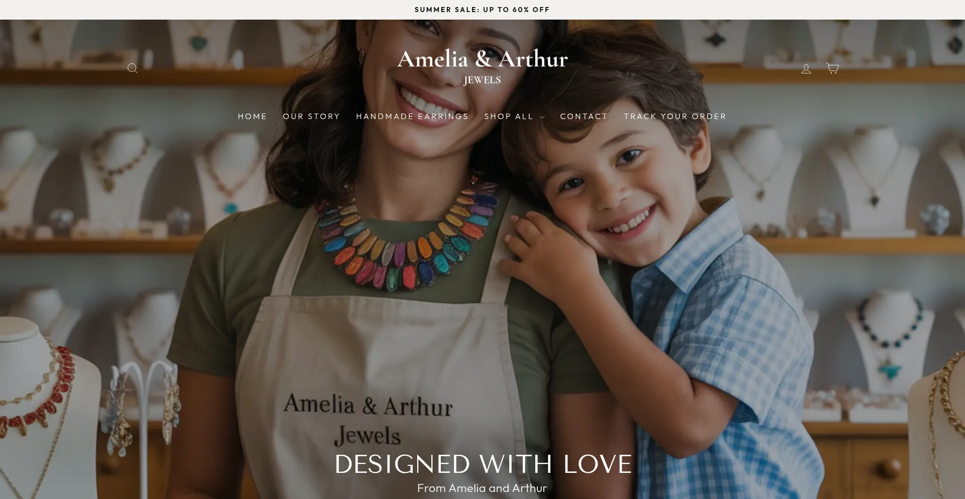 Ameliaarthurjewels.com Screenshot