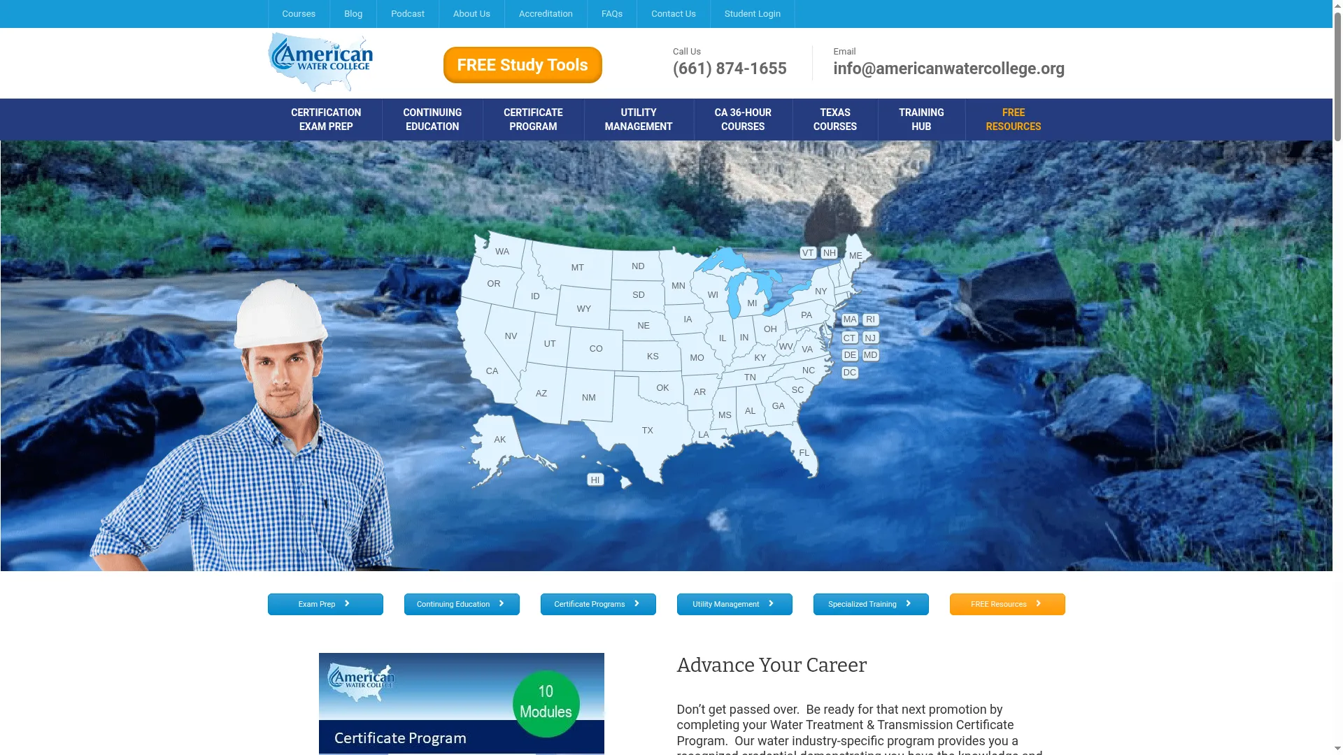 Americanwatercollege.org