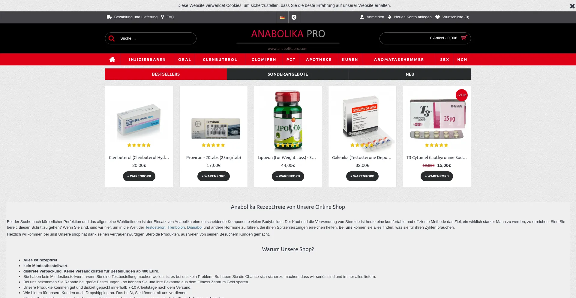 Ist Anabolikapro.com sicher und vertrauenswürdig?