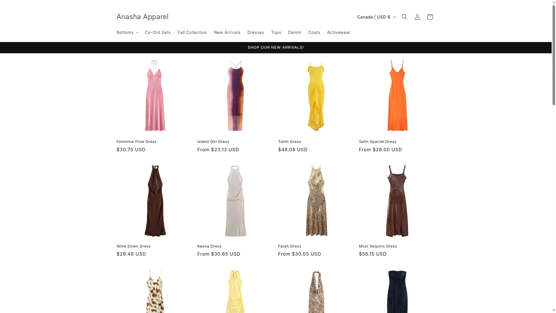 Anashaapparel.com