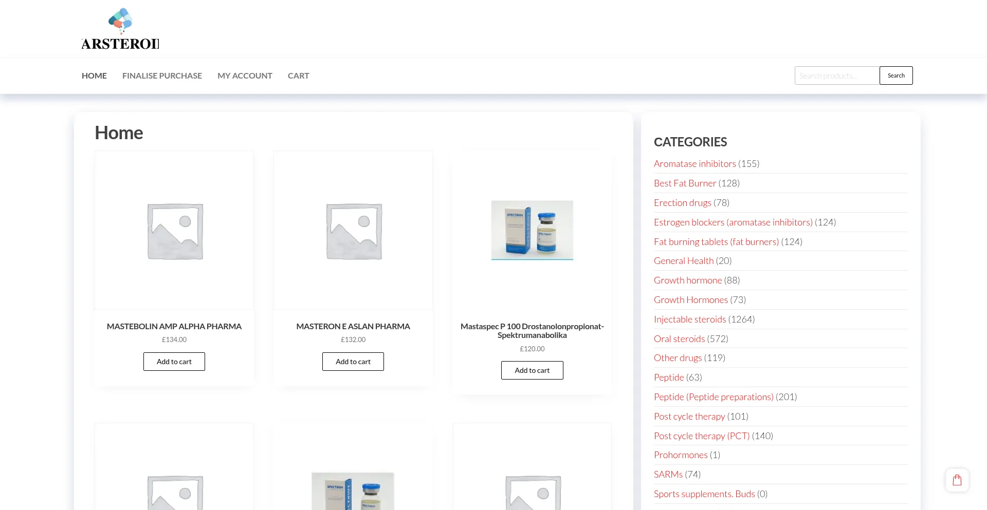Website screenshot of Anavarsteroidsuk.com