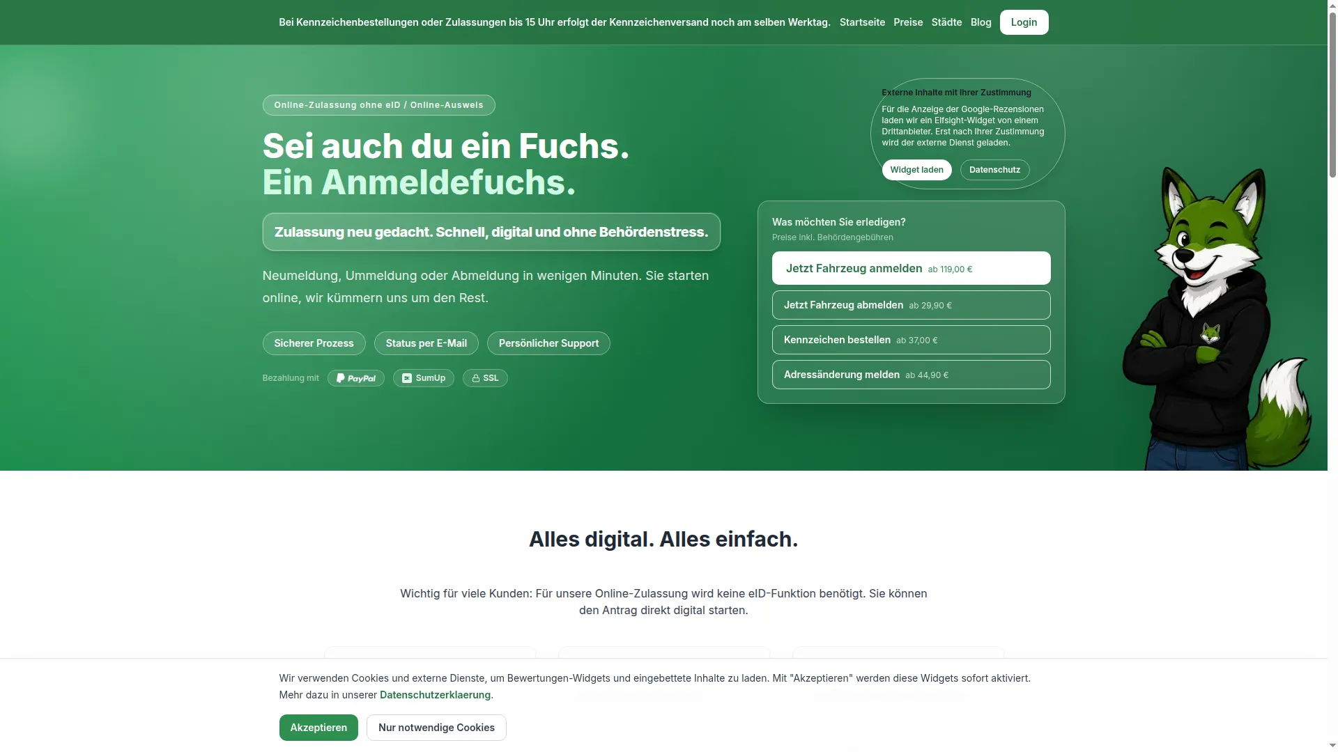 Anmeldefuchs.de