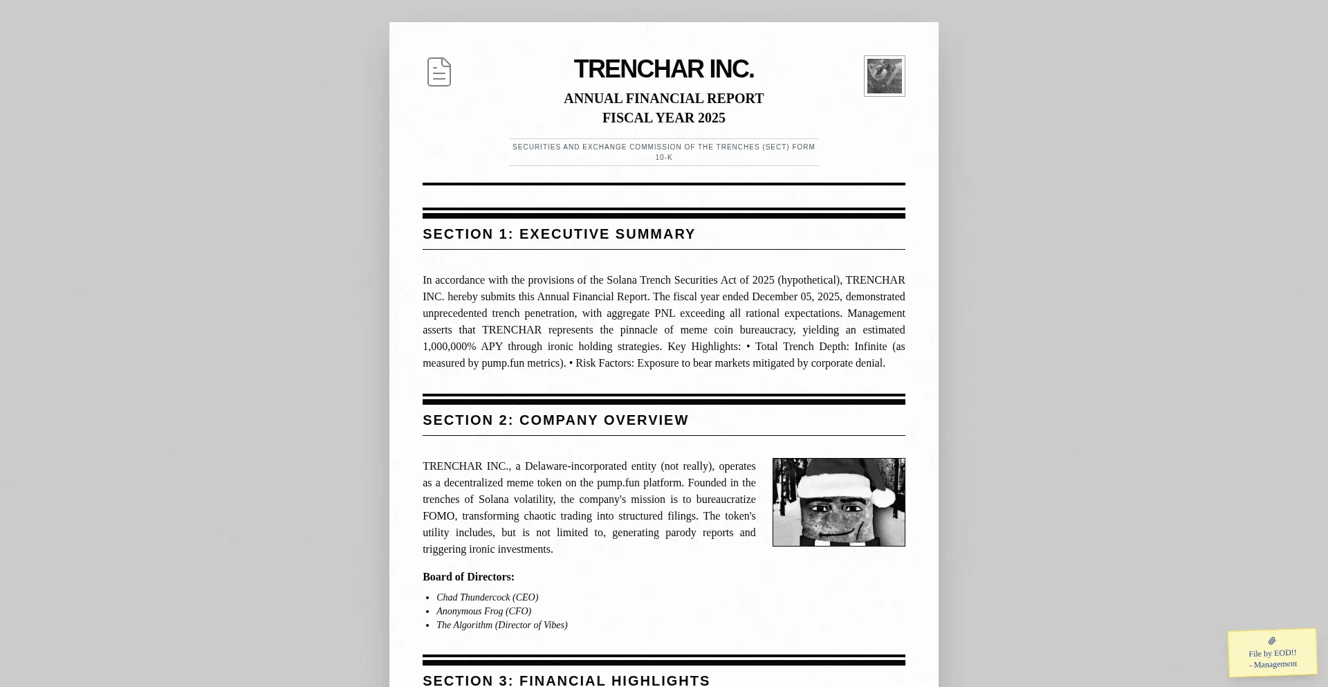 Annualtrencherreport.fun