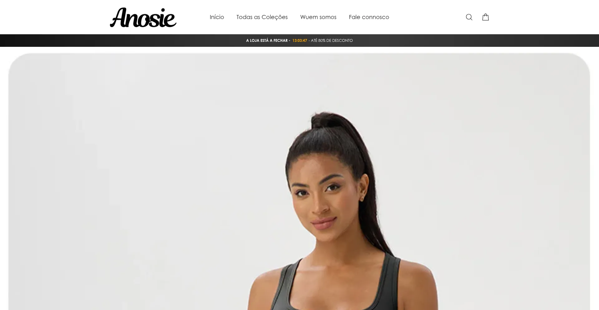 Website screenshot of Anosie.com