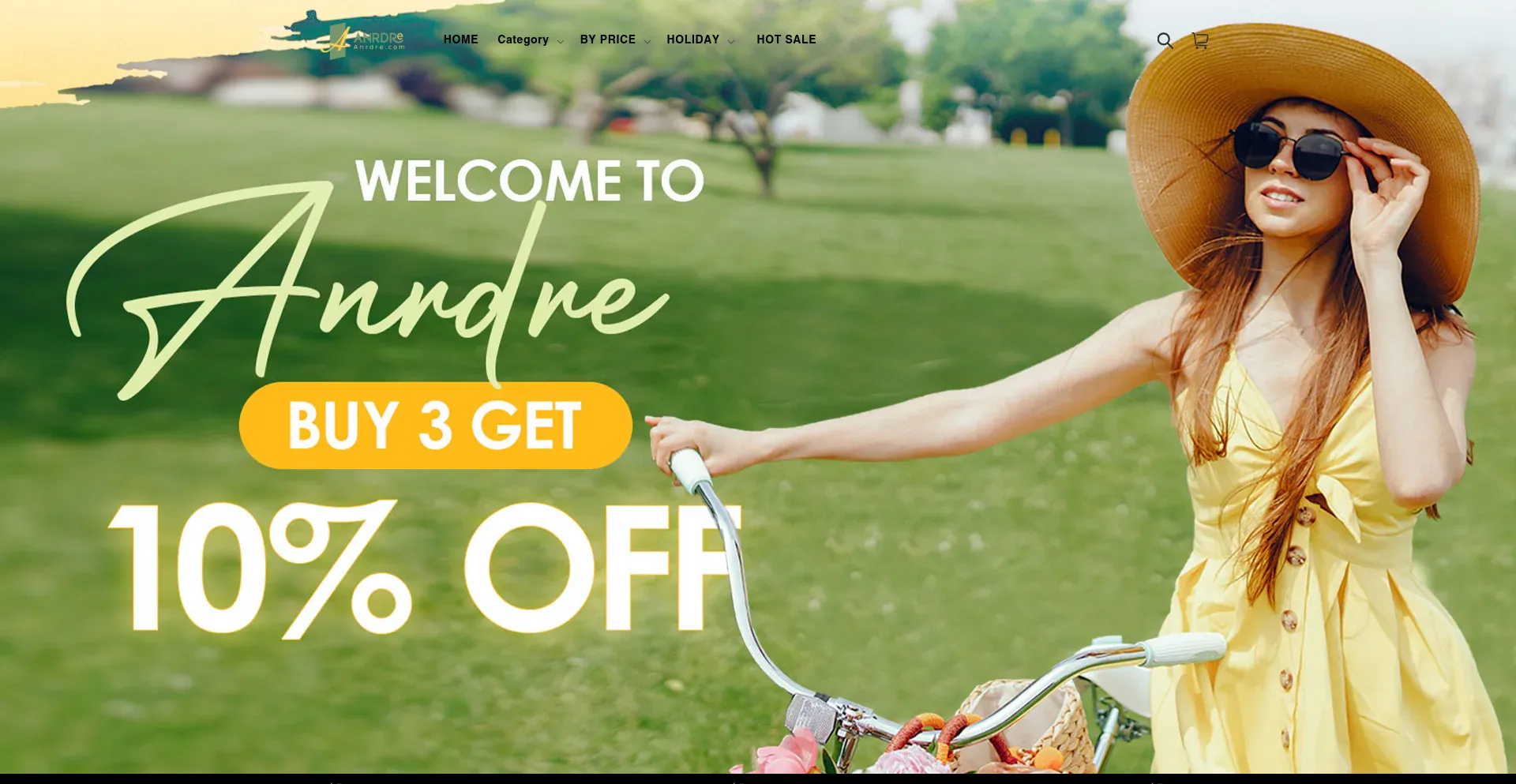Website screenshot of Anrdre.com