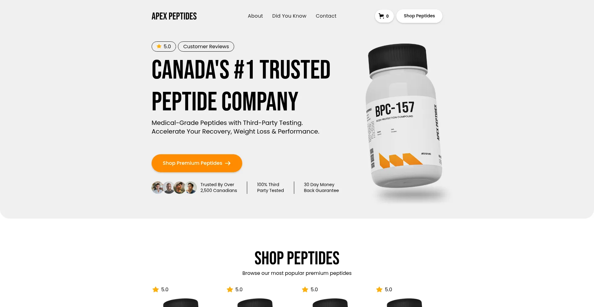 Apexpeptides.ca