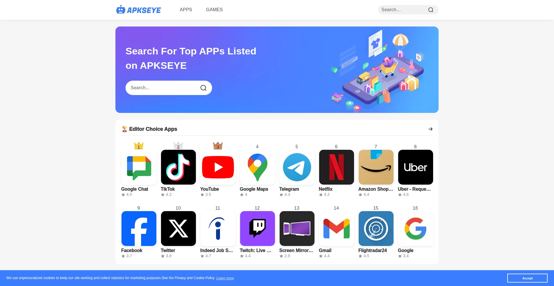 Apkseye.com Screenshot