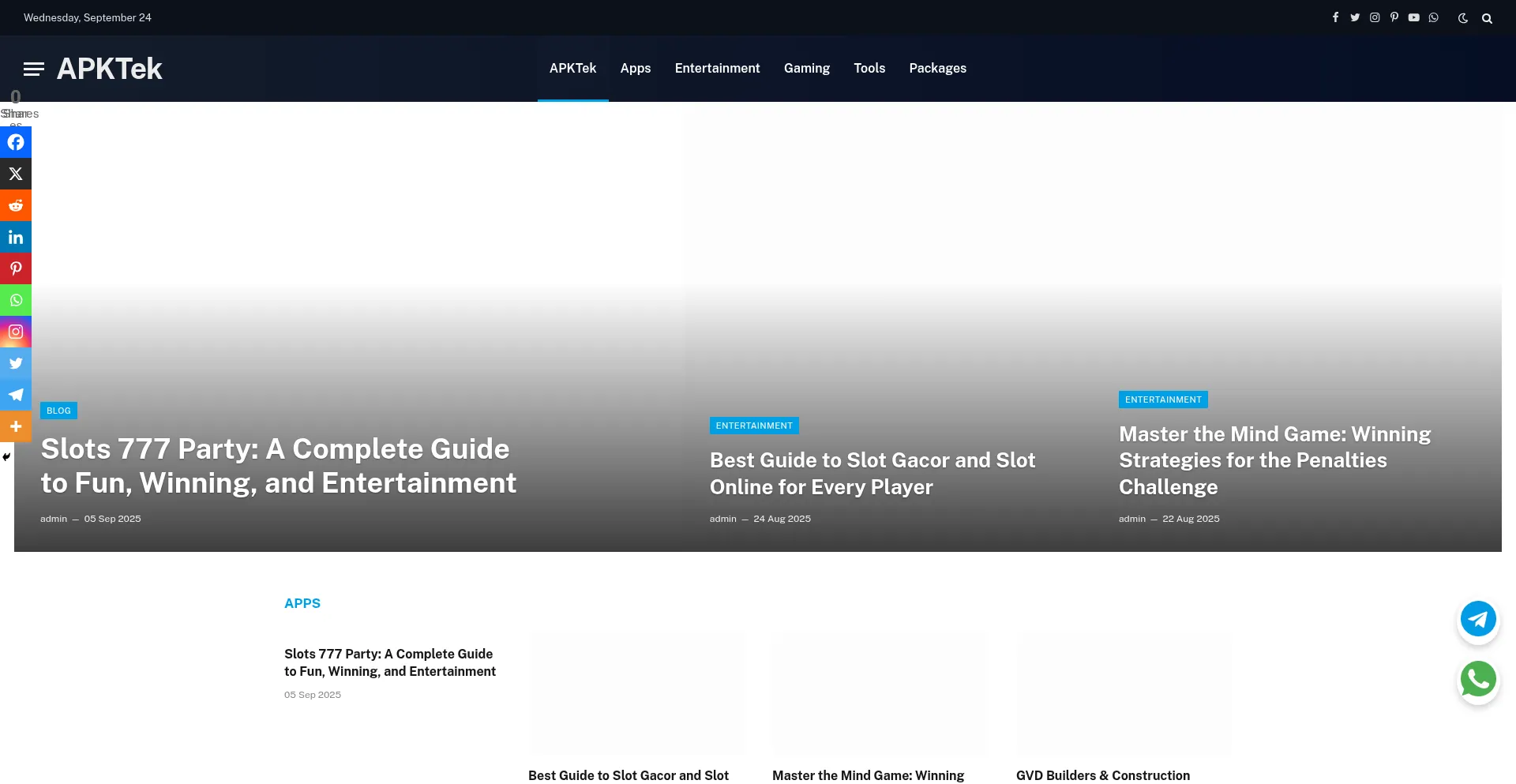 Apktek.org Screenshot