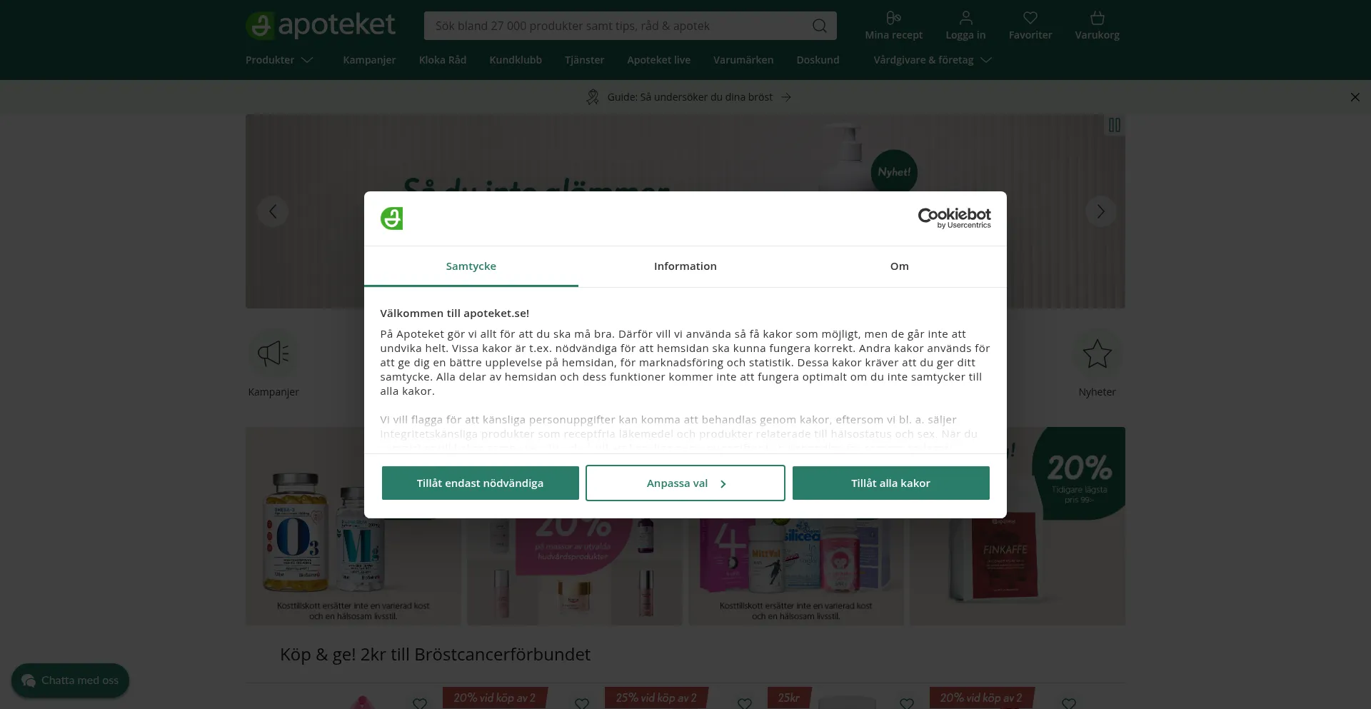 Apoteket.se Screenshot