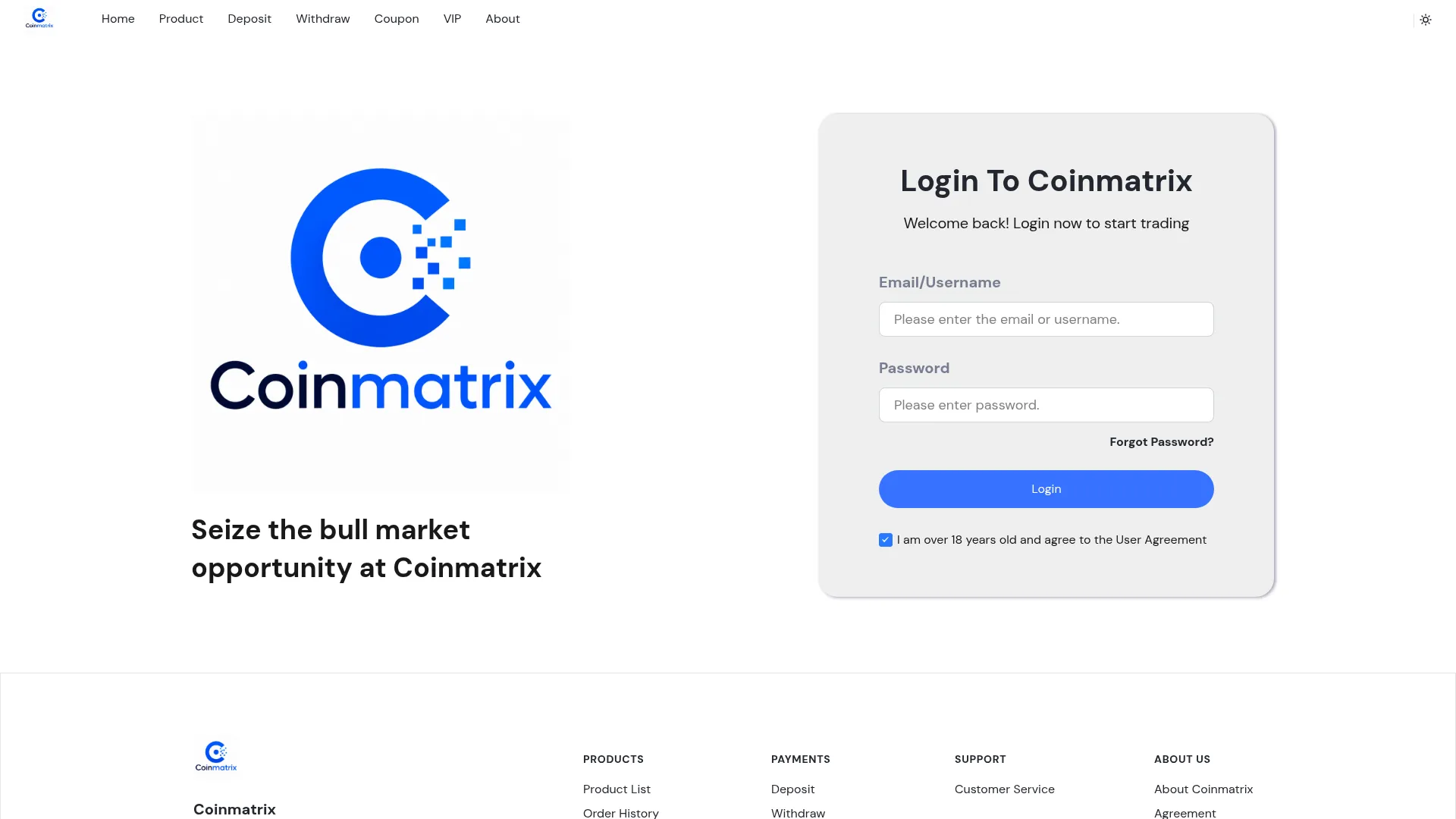 App.coinmatrixstrategic.org
