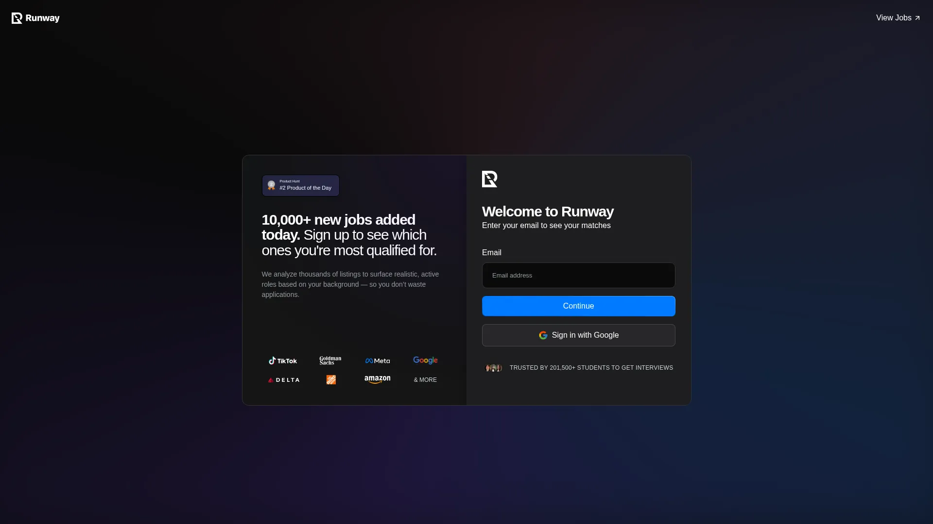 App.joinrunway.io