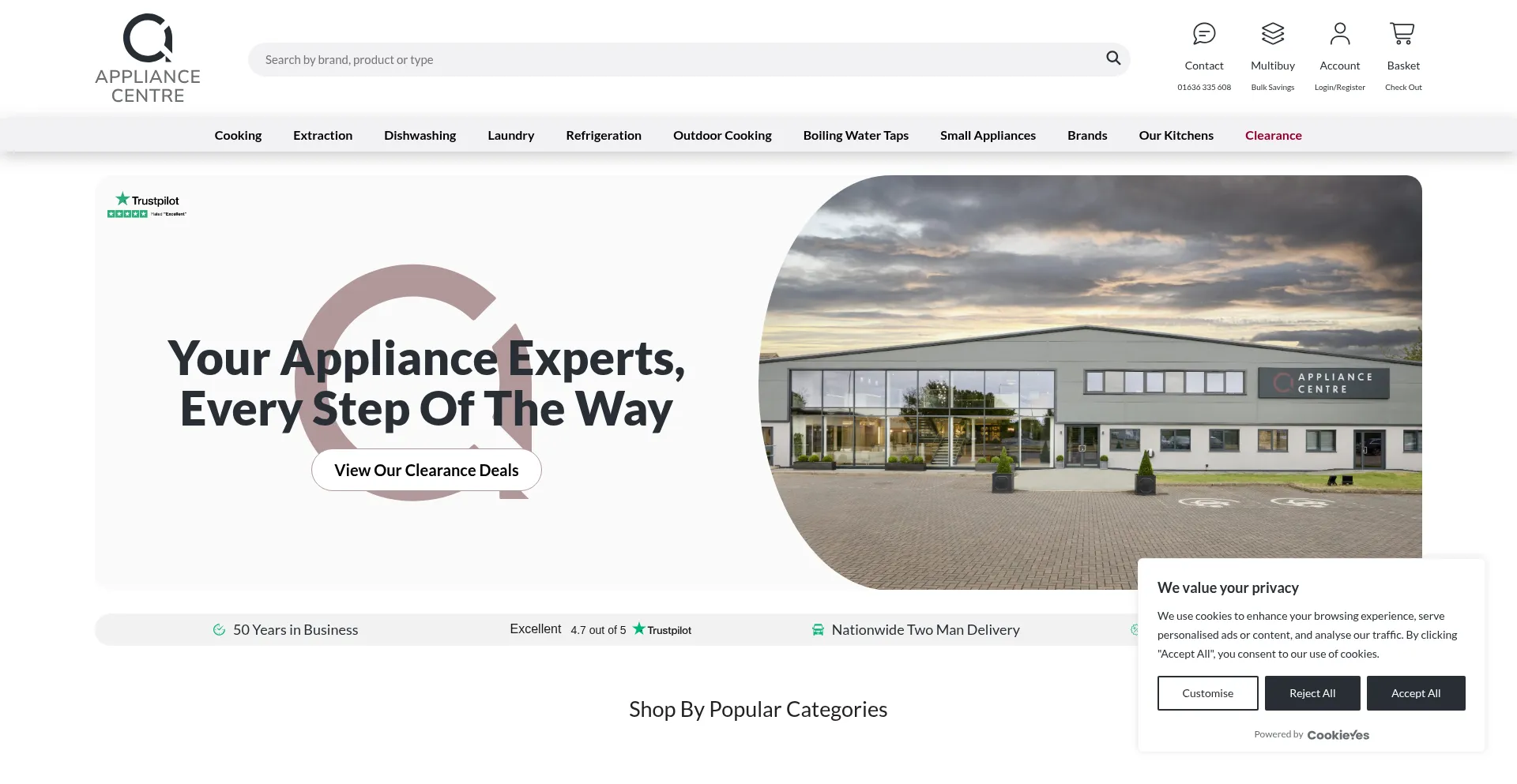 Ist Appliancecentre.co.uk sicher und vertrauenswürdig?