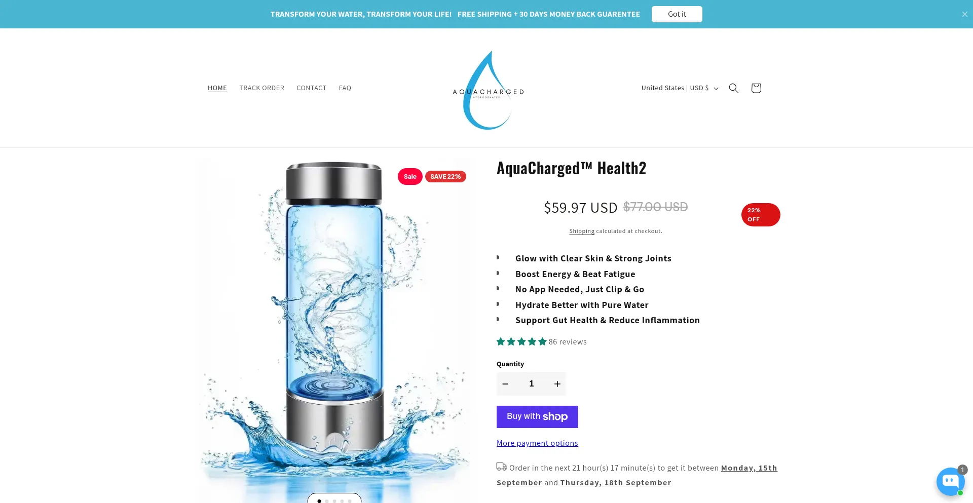 Ist Aquacharged.store sicher und vertrauenswürdig?